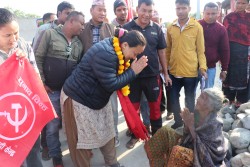 हेटौंडा ११ बाट मोक्तानको घरदैलो अभियान सुरु